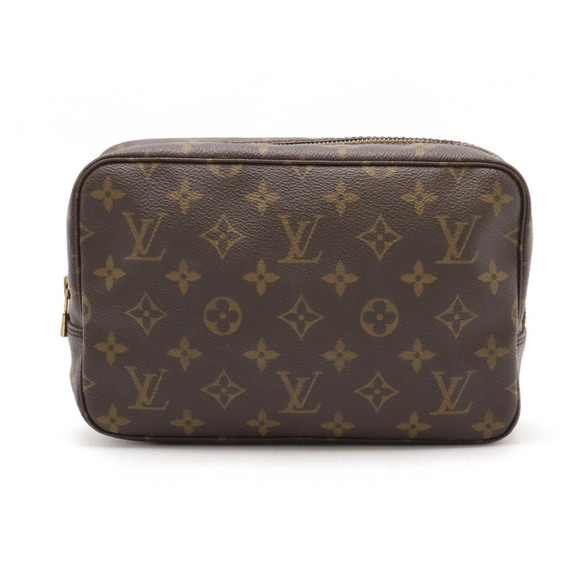LOUIS VUITTON Brown Monogram Pouch - Picture 1 of 9